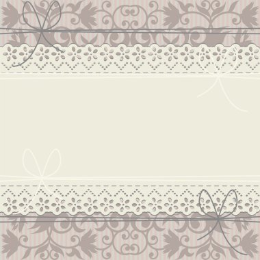 Dantel çerçeve üzerinde lüks çiçek süsleme