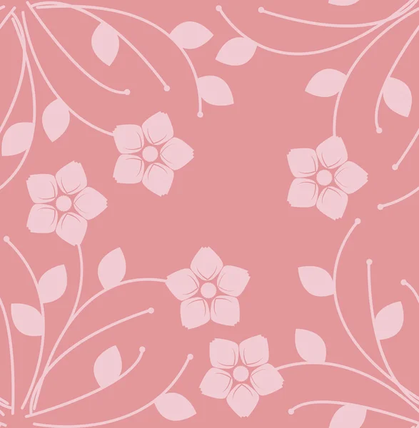 stock vector Seamless pattern with cute flowers and leaves for your creative 