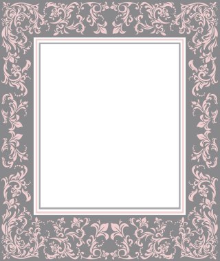 çerçeve çiçek öğeleri