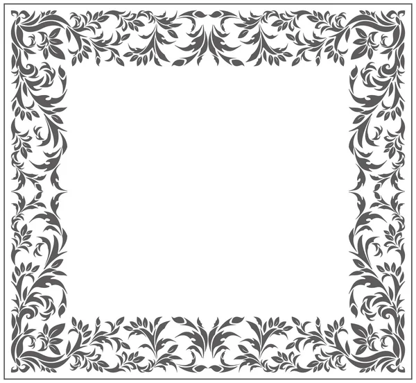 Vintage frame with elegant ornament — Stok Vektör