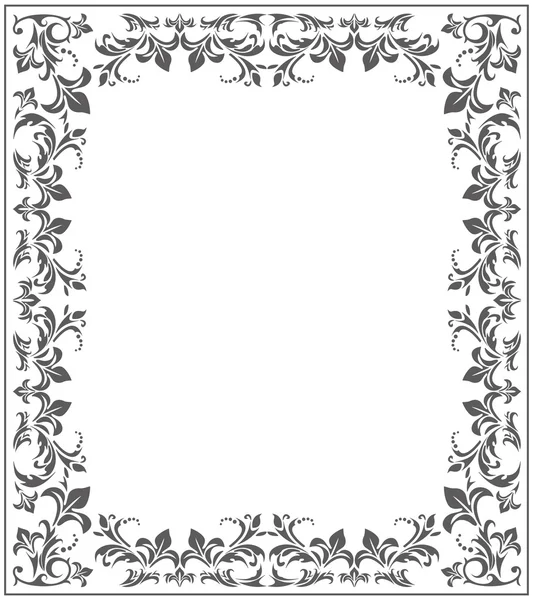 Elegant frame with stylish, vintage ornament — Stockový vektor