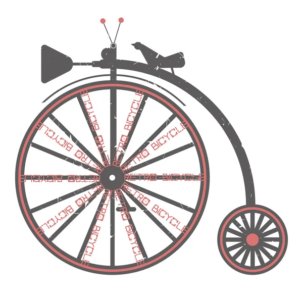 Snygg retro cykel — Stock vektor