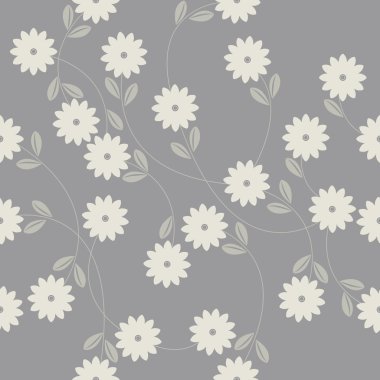 Senin yaratıcı tasarı için dekoratif çiçek ile Seamless Modeli