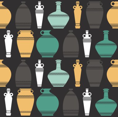 Stylih vazo ile seamless modeli