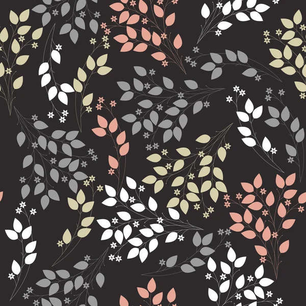 Elegant seamless pattern with stylish bouquet — 스톡 벡터