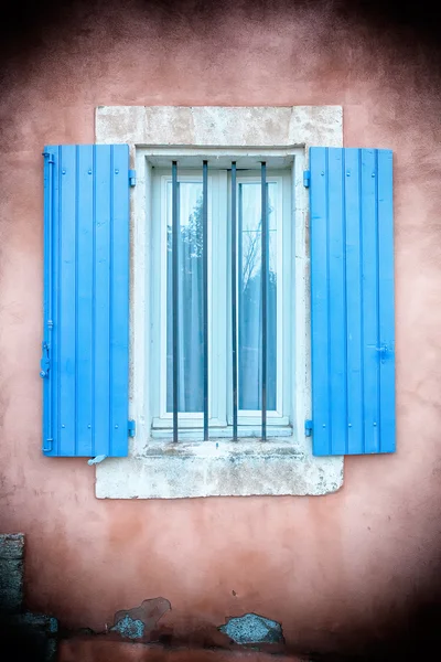 Ventana azul — Foto de Stock