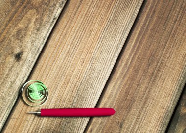 Parlak renkli quilling için arka plan öğeleri (kağıt, cetvel)