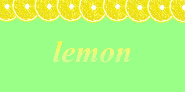 Fundo de metades de limão com espaço para texto em um backgroun branco — Fotografia de Stock
