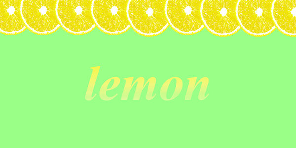 Лимон вдвое уменьшает фон с местом для текста на белом бэкграунде
