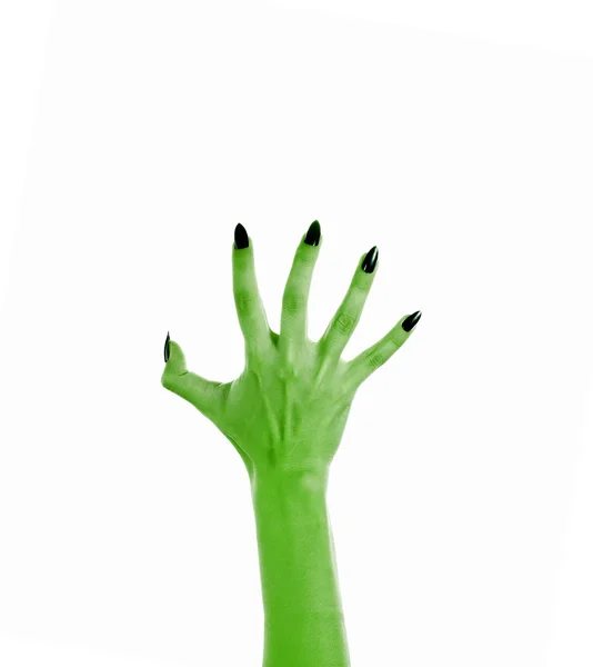 Terrible monster hand to create a collage on the theme of hallow — Stock Photo, Image