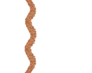 beyaz arkaplanda karabuğday