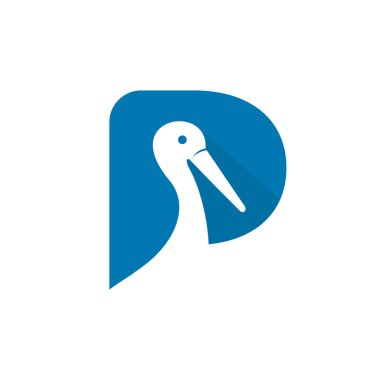 Pelikan harfi p logosu kavramı