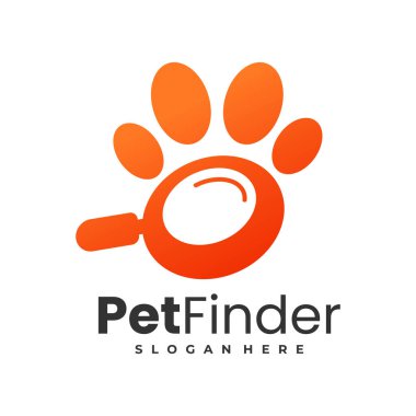Hayvan bulucu logosu, evcil hayvan bakım logosu