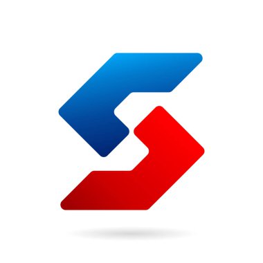 Harf ok logosu ve nakliye konsepti