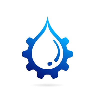 su damlası vites logosu konsepti