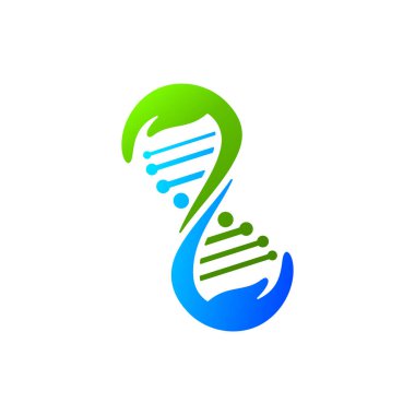 DNA el bilimi simgesi logosu kavramı