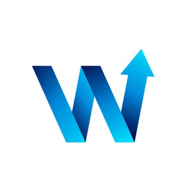 w harfi büyüyen ok logosu