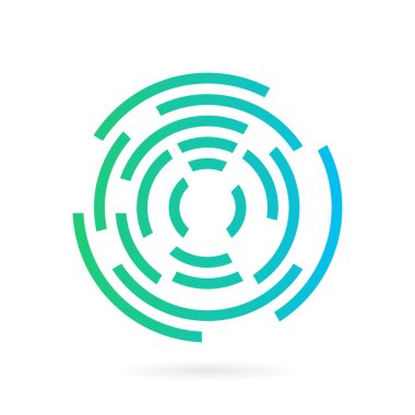 çember teknolojisi logo tasarım şablonu