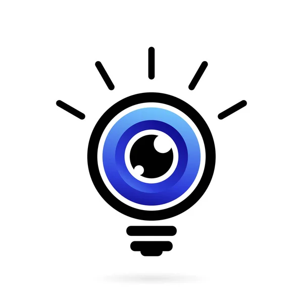 Logotipo Olho Inteligente Logotipo Câmera Inteligente — Vetor de Stock
