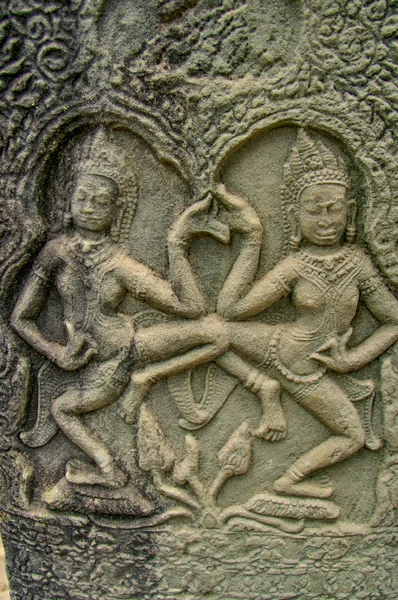 Kamboçyalı Tapınağı sahneleri 19 — Stok fotoğraf