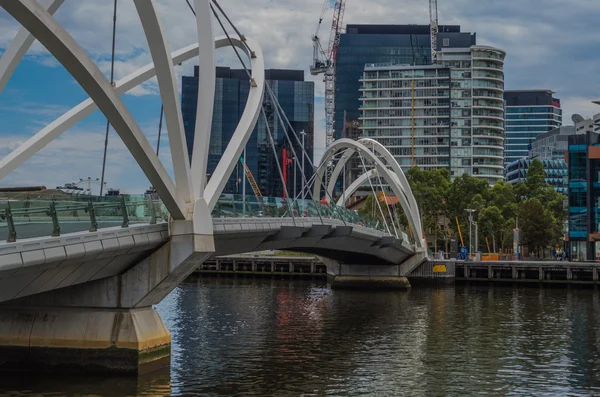 Vista para a cidade de Melbourne — Fotografia de Stock