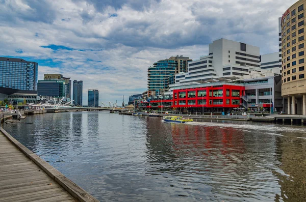 Melbourne-ben a városra — Stock Fotó