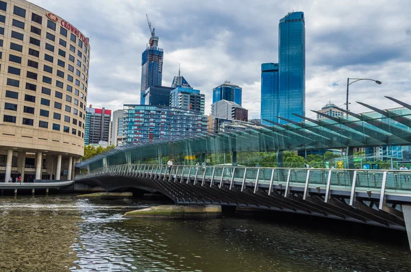 Вид на місто Мельбурн — стокове фото