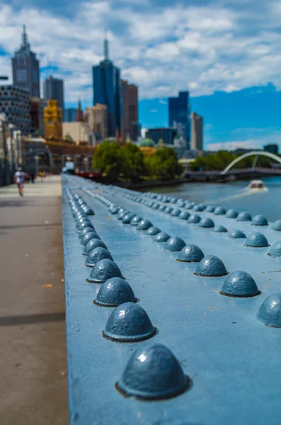 Widok na miasto Melbourne — Zdjęcie stockowe