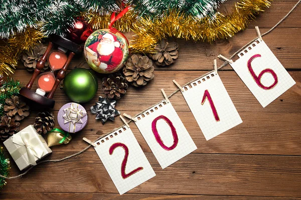 Hermoso fondo de Navidad. La vista desde arriba . — Foto de Stock