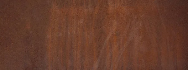 Grunge Rusty Corten Steel Facade Wall 텍스처 파노라마 — 스톡 사진