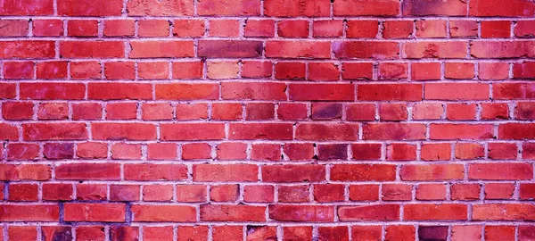 Abstrakcyjny Punk Czerwony Kolorowe Malowane Uszkodzone Rustykalne Cegły Ściany Tekstury — Zdjęcie stockowe