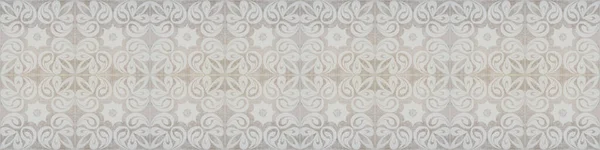 Серый Белый Яркий Винтажный Ретро Геометрический Квадрат Мотив Мозаики Цемент — стоковое фото