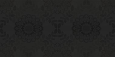 Siyah antrasit eskimiş antika geometrik kare mozaik motif çimento beton kiremitler desen arkaplan, çiçek yaprağı prin