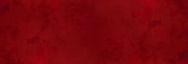 Dark Abstract Red Painted Colored Concrete Paper Texture Background Banner — Stock Photo, Image