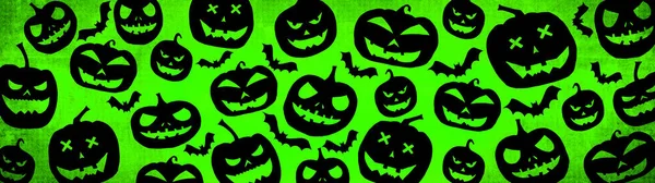 Halloween Symbol Background Template Design White Silhouette Scary Carved Luminous — Φωτογραφία Αρχείου