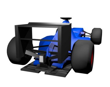 Arka vagon f13d illüstrasyon