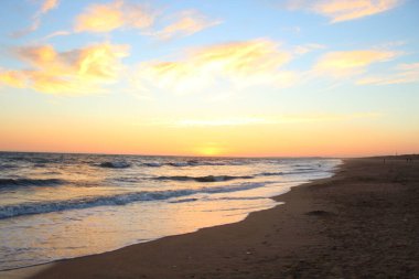 Güzel gün batımı manzarası