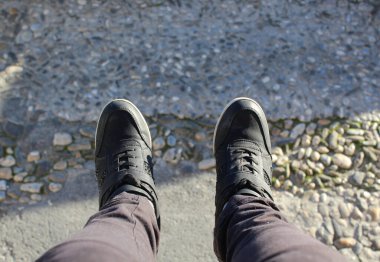 Ayak fotoğrafı, yakın plan.