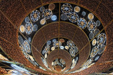 Dekoratif Noel ışıkları nesneleri