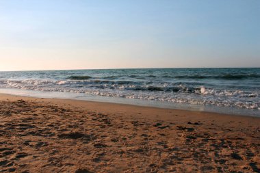 Güzel plaj manzarası