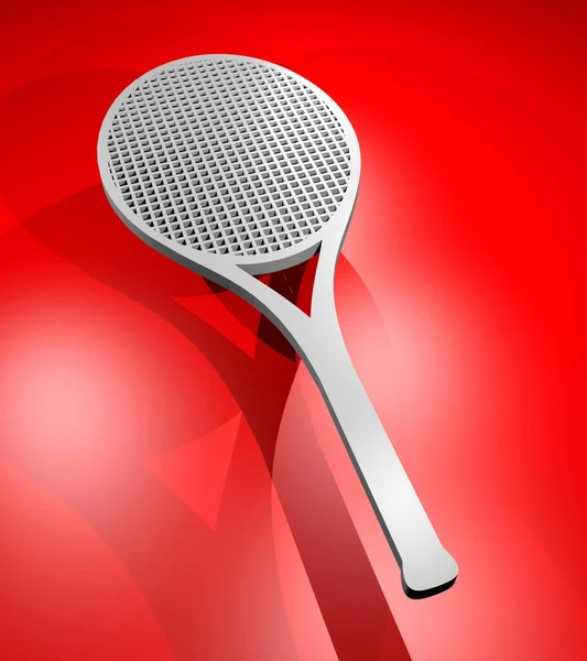 Rendering Racketverlosung — Stockfoto