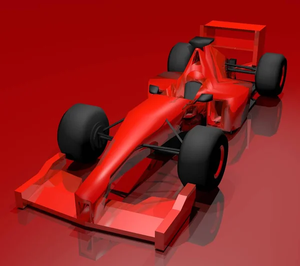 Render Formula Auto Vicino — Foto Stock