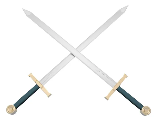 Dois Espada Empate — Fotografia de Stock