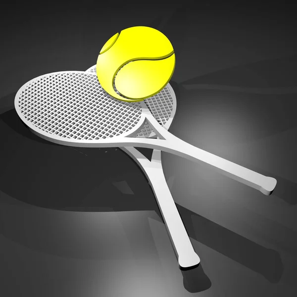 Symboltennis Auslosung — Stockfoto