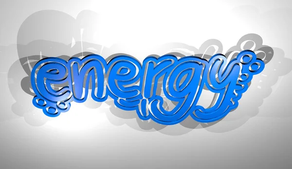 Messaggio Energia Vicino — Foto Stock