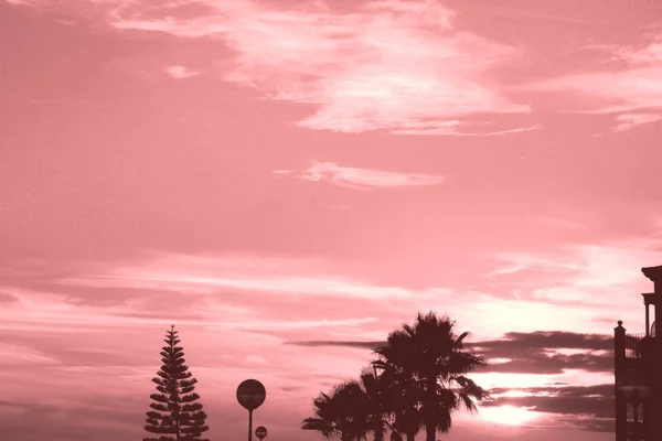 Céu Agradável Vista Cênica — Fotografia de Stock