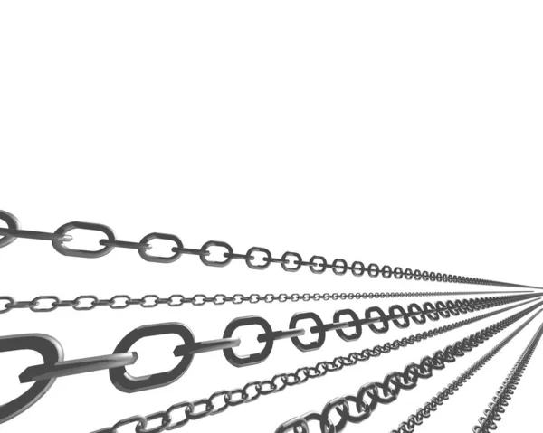 Render Chains Close — Stock Photo, Image