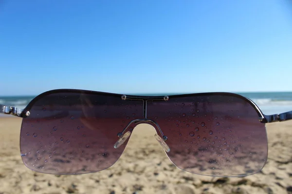 Sonnenbrille Detail Aus Nächster Nähe — Stockfoto