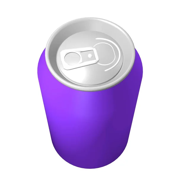 Purple Can Close — Stock Photo, Image