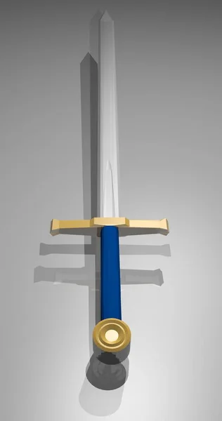 Sword Render Close — стоковое фото